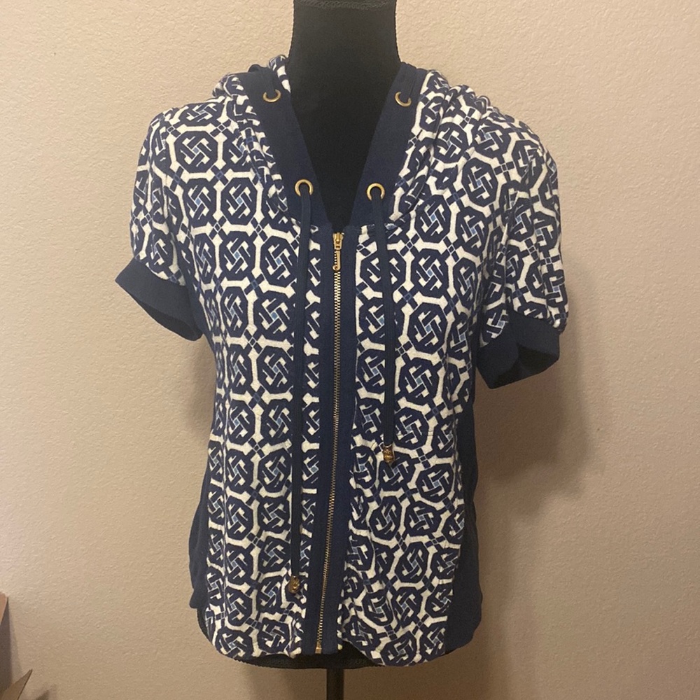 Juicy Couture Short Sleeve Zip Up Hoodie